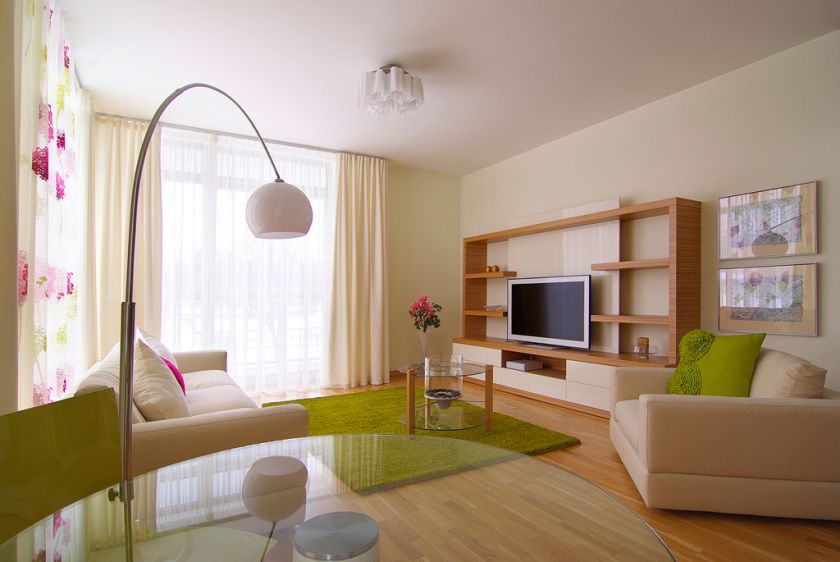 meubles d'armoire dans le salon