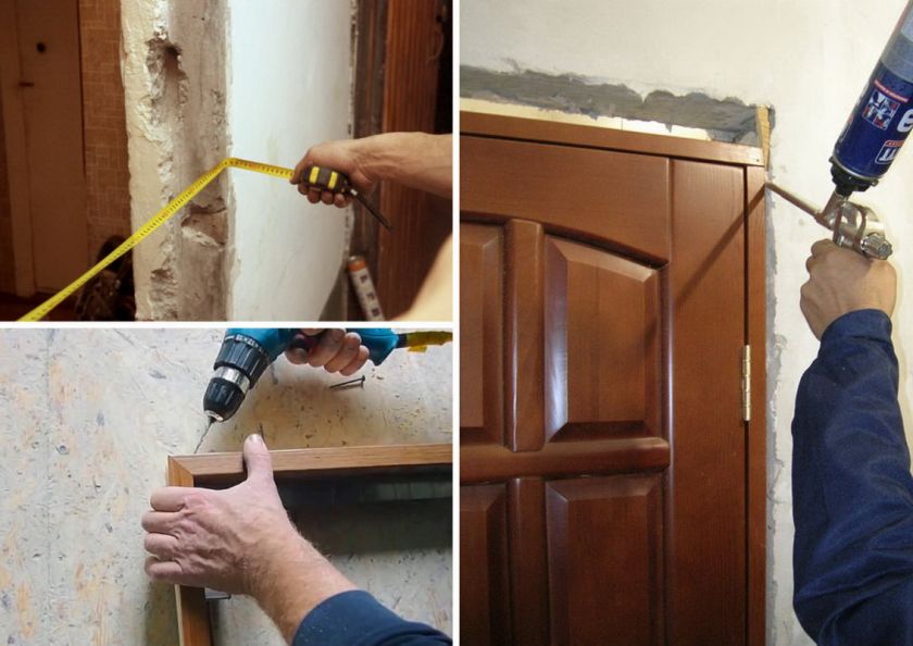 démonter la porte
