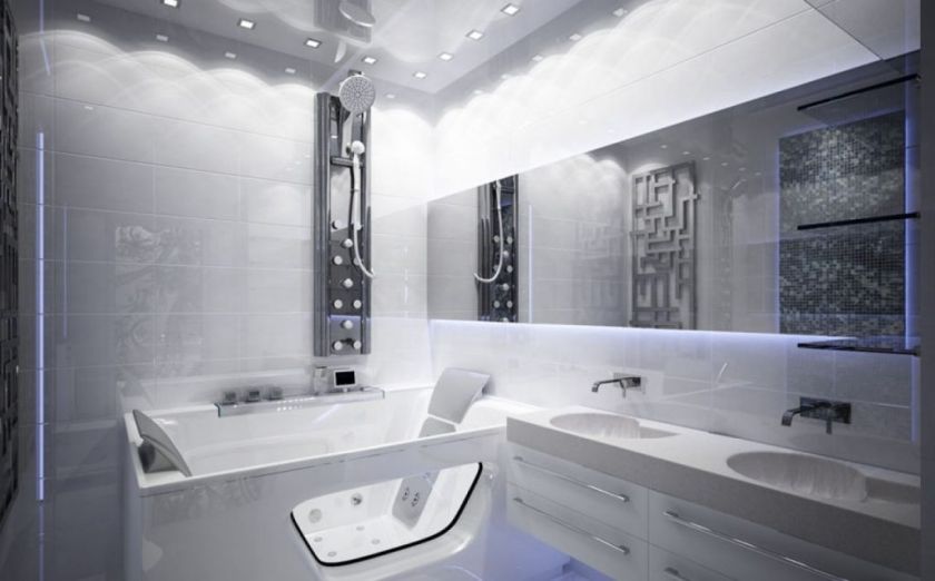 idées de réparation et de design dans une petite salle de bain