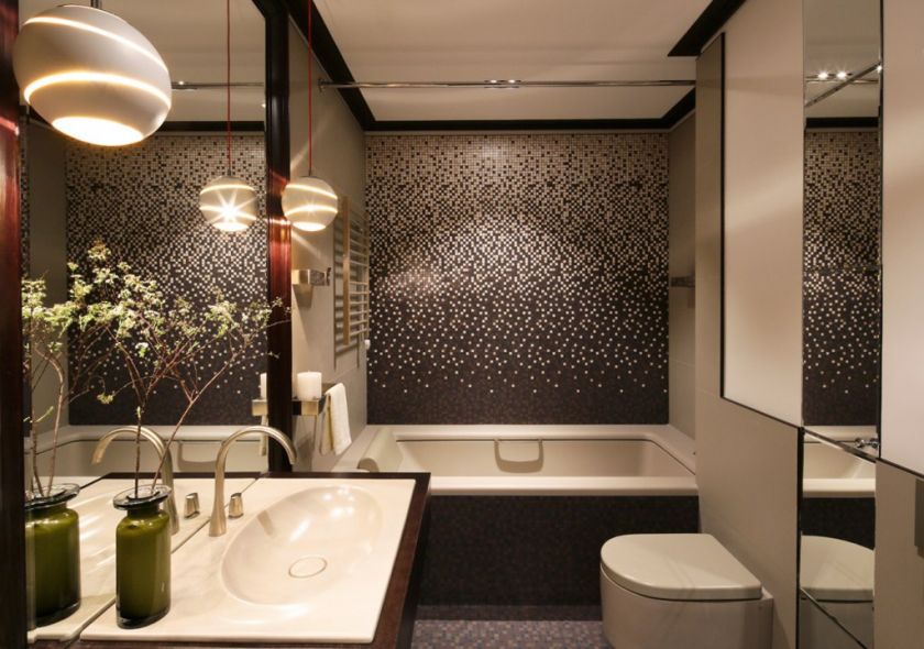salle de bain avec des idées de conception de toilettes