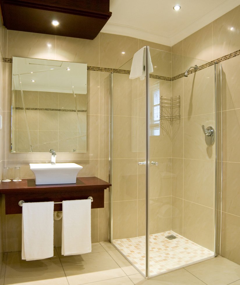 intérieur de salle de bain élégant