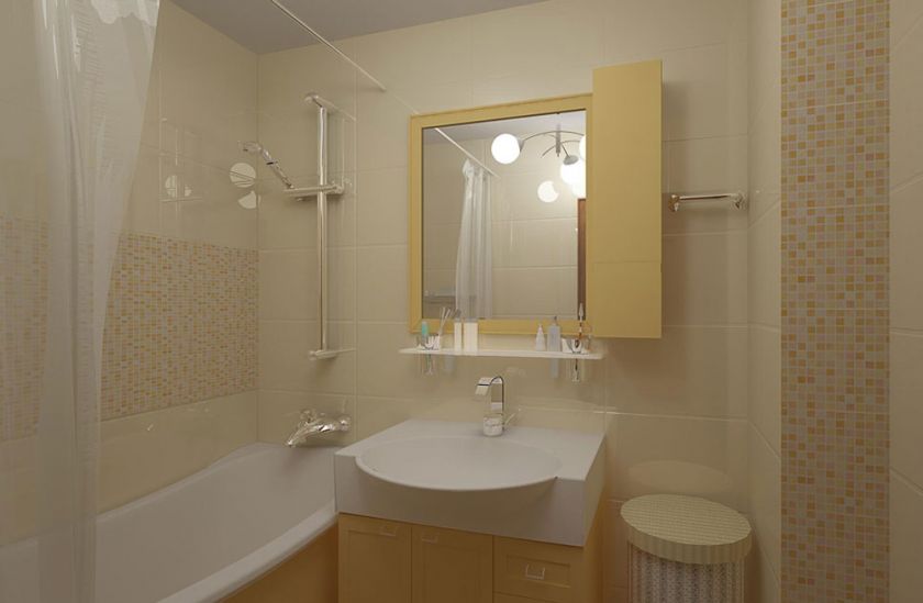 option de réparation pour une petite salle de bain