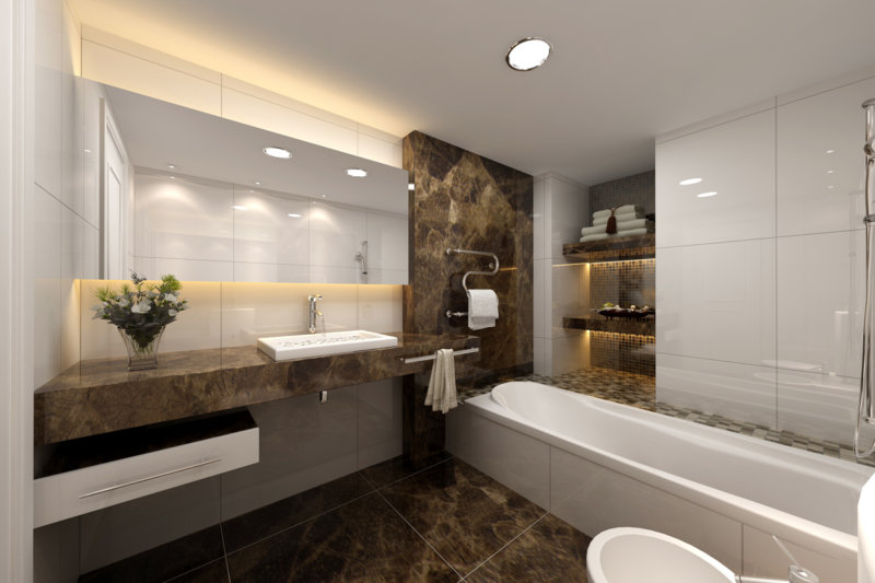 conception de salle de bain de style moderne