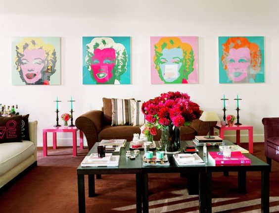 warhol dans le salon