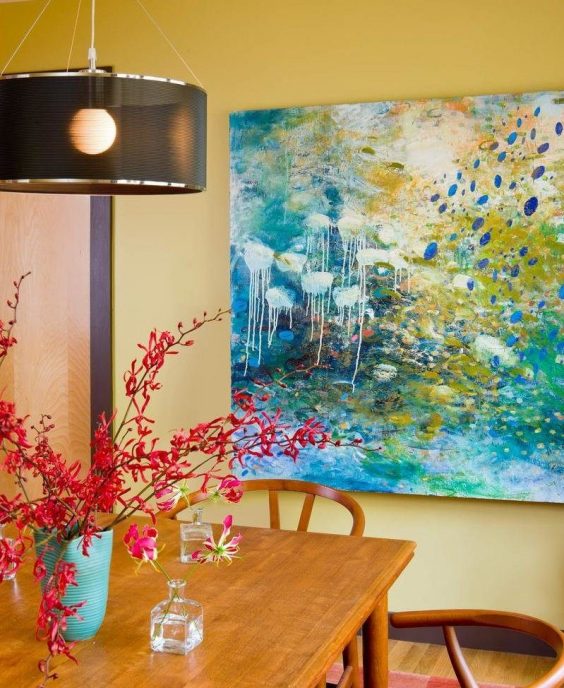 photo lumineuse dans le salon