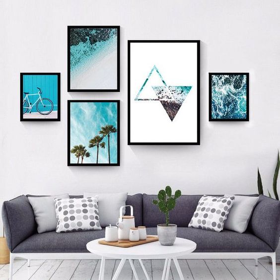 affiches intéressantes bleu