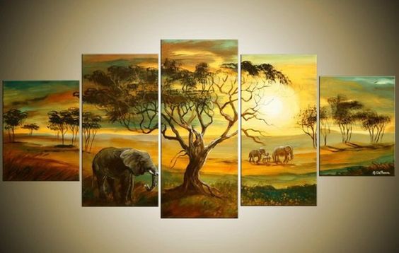peintures modulaires aube