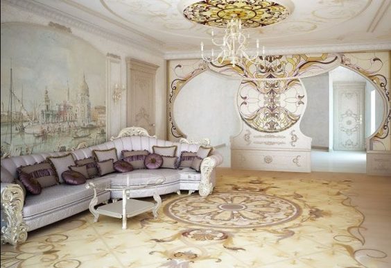 style baroque à l'intérieur