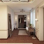 conception de couloir dans un style moderne d'appartement