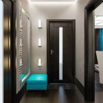 décoration du couloir de l'appartement dans un style moderne