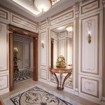 Style baroque dans le couloir