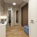 Style Art Nouveau à l'intérieur du couloir