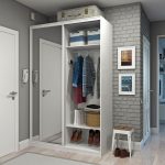conception d'un petit couloir dans l'appartement