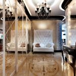 design inhabituel du couloir de l'appartement
