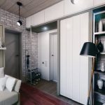 style moderne dans le couloir