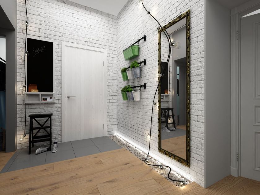 Style loft pour couloir
